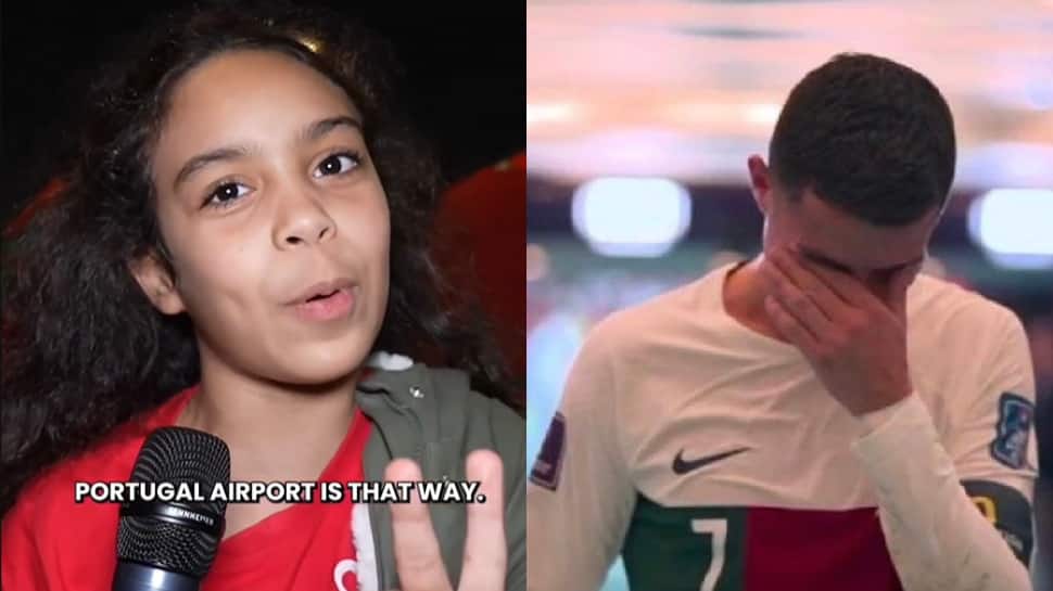 &#039;Airport is that way&#039;, Morocco fans MOCK &#039;crying&#039; Cristiano Ronaldo after Portugal knocked out - WATCH