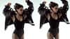Elli Avram sizzles in black net bodysuit
