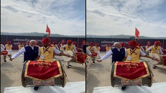 Viral Video: PM Narendra Modi plays Dhol at Nagpur Metro inauguration event- WATCH