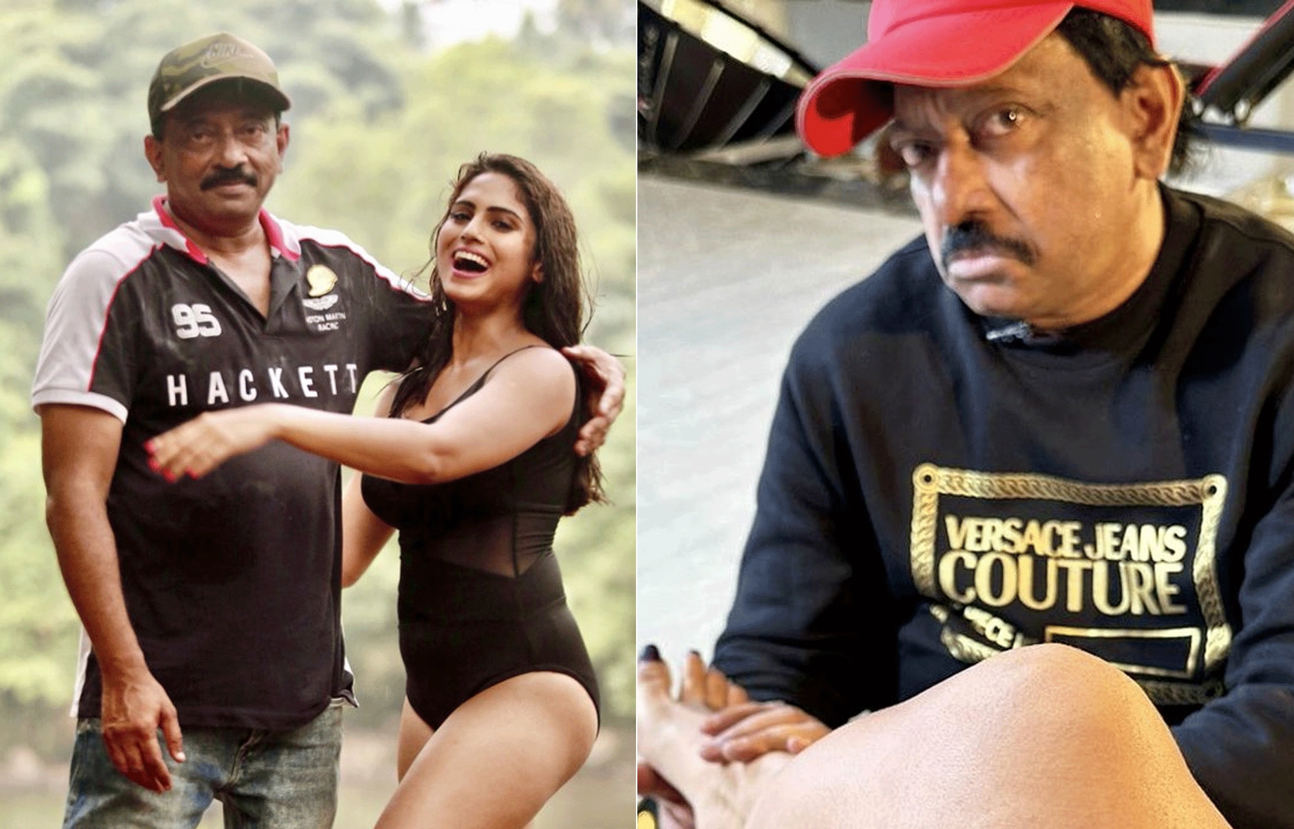 Ram Gopal Varma reacts to licking, kissing Ashu Reddy&#039;s feet in viral video, drops new pic with Naina Ganguly 