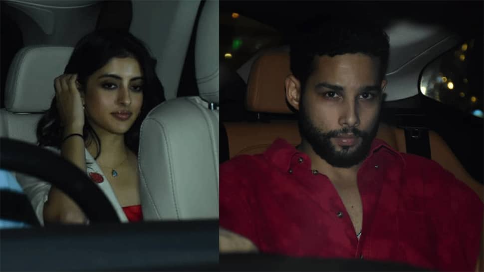 Hot Scoop: Navya Naveli, rumoured boyfriend Siddhant Chaturvedi spotted in actor&#039;s car after birthday bash