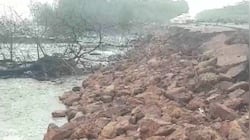 Cyclone Mandous: Kakinada-Uppada beach road damaged in Andhra Pradesh