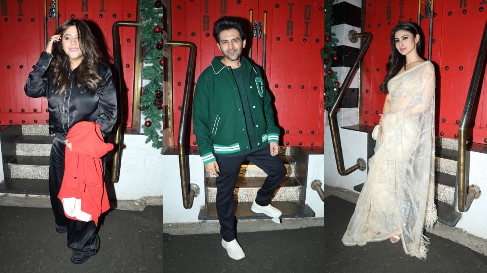 PICS: Kartik Aaryan to Mouni Roy, B-town stars attend Ektaa R Kapoor's lavish success bash for 'Freddy'