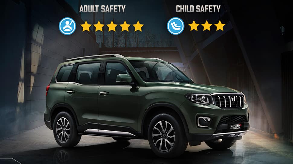 2022 Mahindra ScorpioN scores 5star Global NCAP rating,