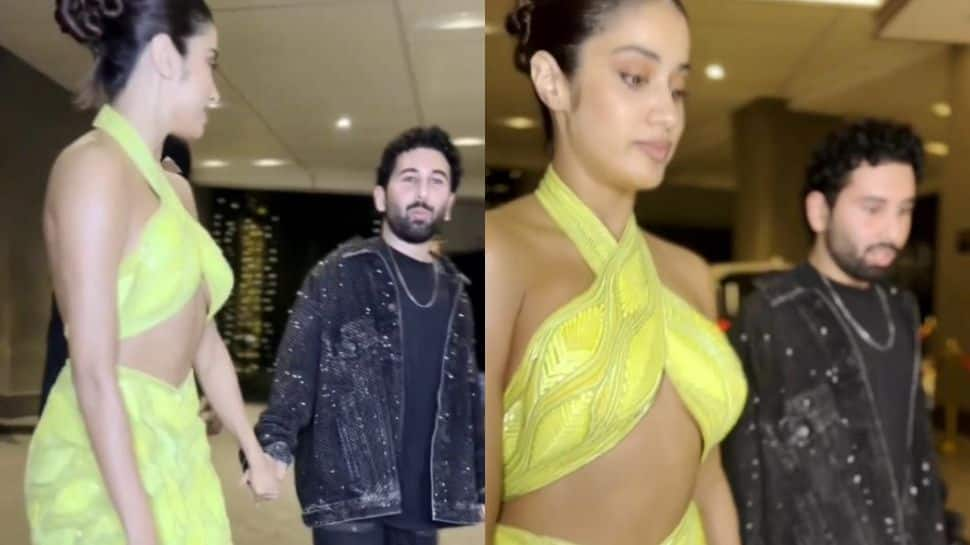 Janhvi Kapoor turns heads in ₹1 lakh bodycon dress, bestie Orry reacts