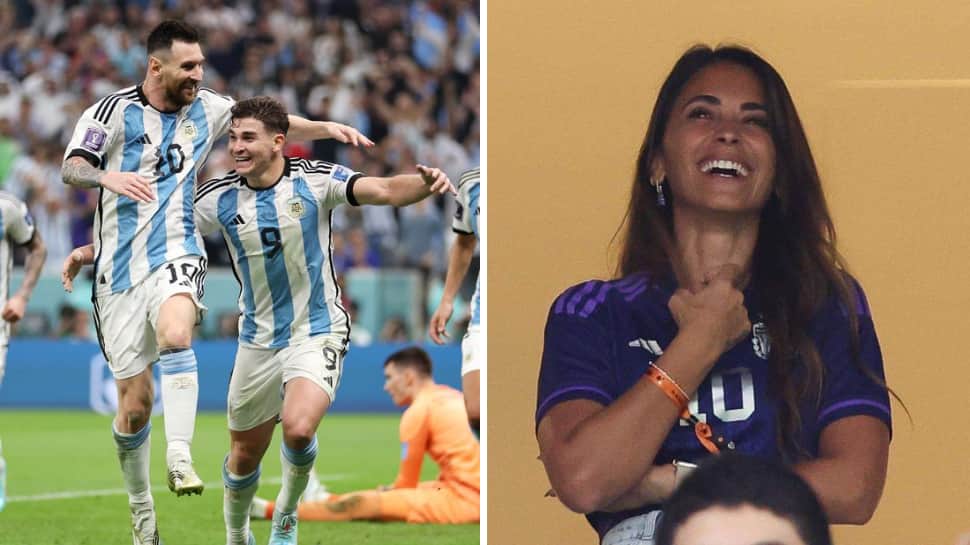 WATCH: Lionel Messi&#039;s wife Antonela all smiles after Argentina book finals berth in FIFA World Cup 2022