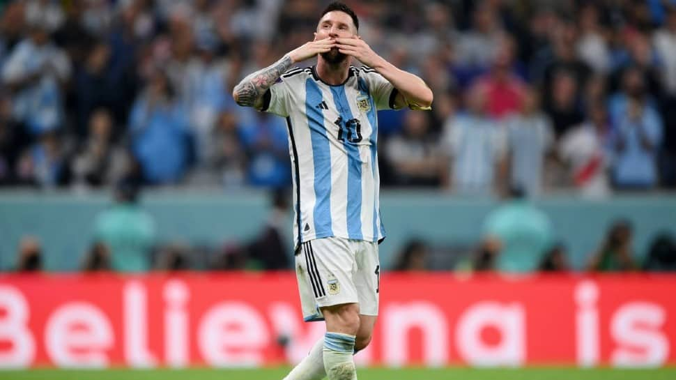 Argentina superstar Lionel Messi set at least 4 news World records as he powered his side into the FIFA World Cup 2022 Final with 3-0 win over Croatia. Messi became Argentina's highest goal-scorer in World Cup with 11 goals, surpassing Gabriel Batistuta's tally. (Source: Twitter) 