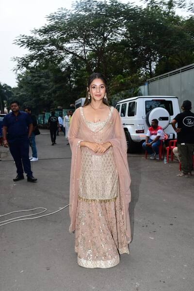Shehnaaz Gill papped on the sets of Indian Idol