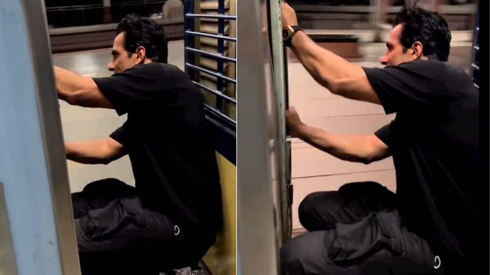 Sonu Sood travels on train while sitting on door, Railway Police issues WARNING