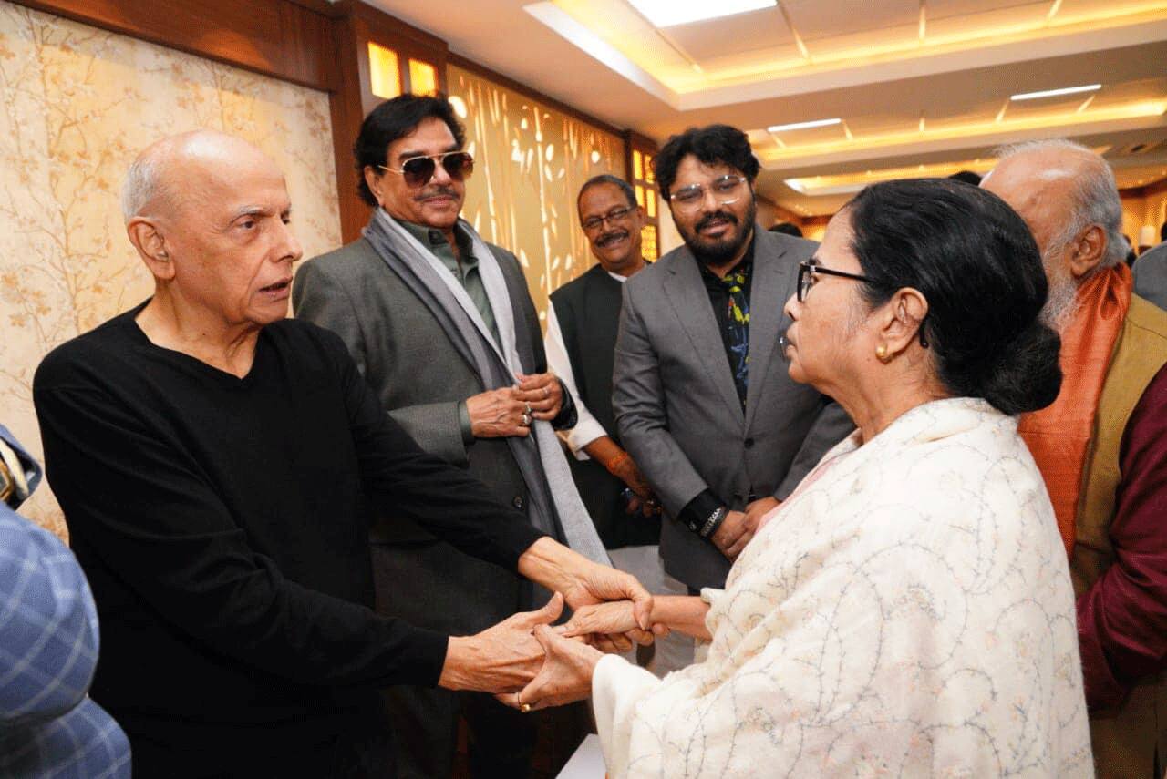 Mamata Banerjee with Mahesh Bhatt