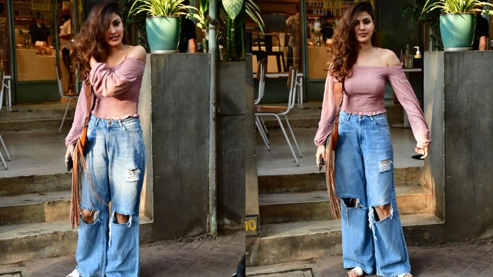 Rhea Chakraborty spotted