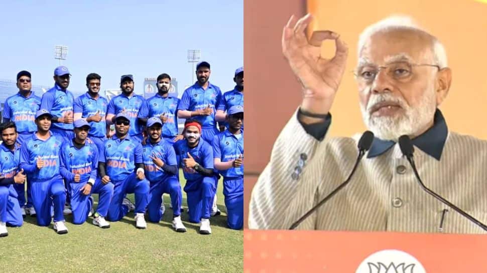 PM Narendra Modi reacts as India win Blind T20 World Cup for 3rd consecutive time - Check