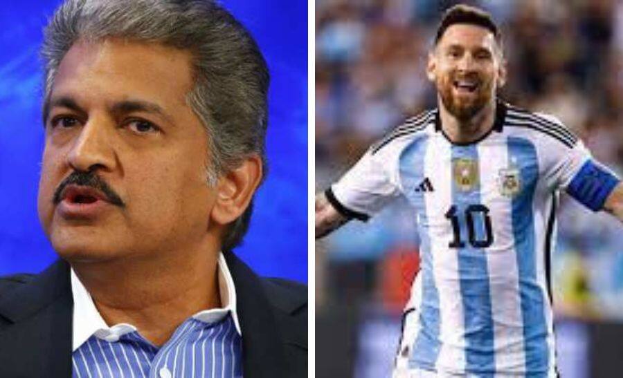 Anand Mahindra seems excited for FIFA worldcup 2022 final as he shares video of barber making face of Messi on fan&#039;s head - Watch Video