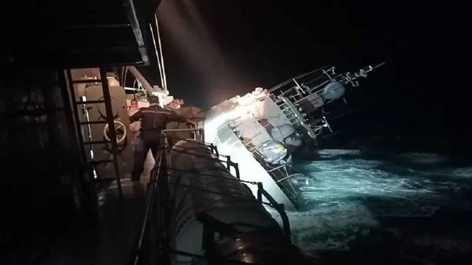 Thai Navy ship sinks in Gulf of Thailand, leaves over 100 sailors stranded