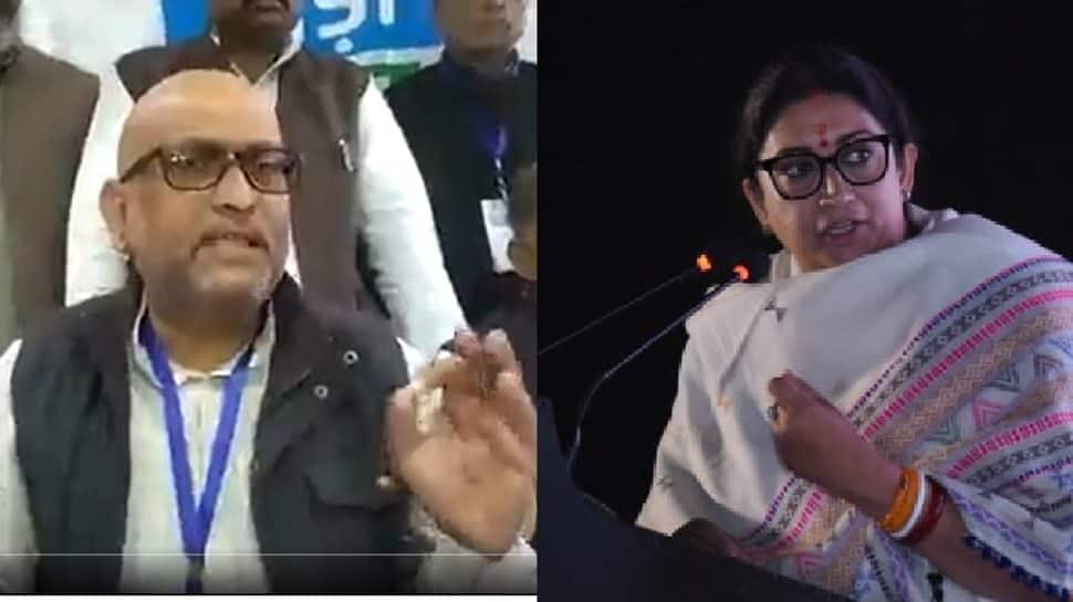 &#039;Latke-Jhatke&#039;: UP Congress leader Ajai Rai makes objectionable-sexist remark against Smriti Irani; BJP hits back