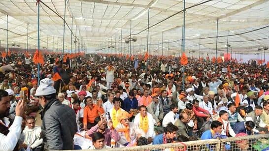 Kisan Garjana Rally: RSS linked farmers body BKS protest in Delhi, threatens govt will face trouble if demands not met