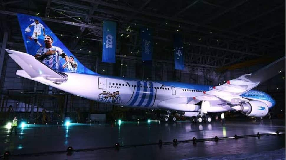 Meet the SPECIAL plane carrying football champion Lionel Messi and Argentina&#039;s FIFA World Cup Trophy