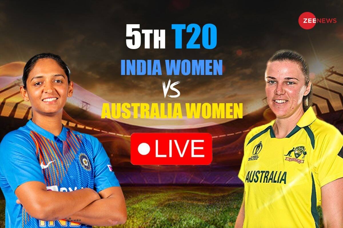Highlights IND-W VS AUS-W, 5th T20 Australia Women win by 54 runs Cricket News Zee News