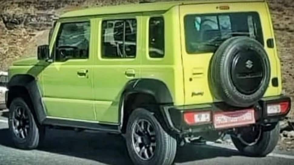 Maruti Suzuki Jimny 5-door SUV caught testing ahead of Auto Expo 2023 debut