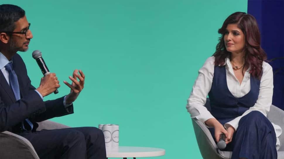 Twinkle Khanna interviews Sundar Pichai, reveals 3 things she learnt from the &#039;iconic&#039; Google CEO 