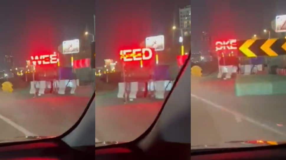 WATCH: &#039;Smoke weed everyday&#039; displays on LED road sign in Mumbai, netizens react