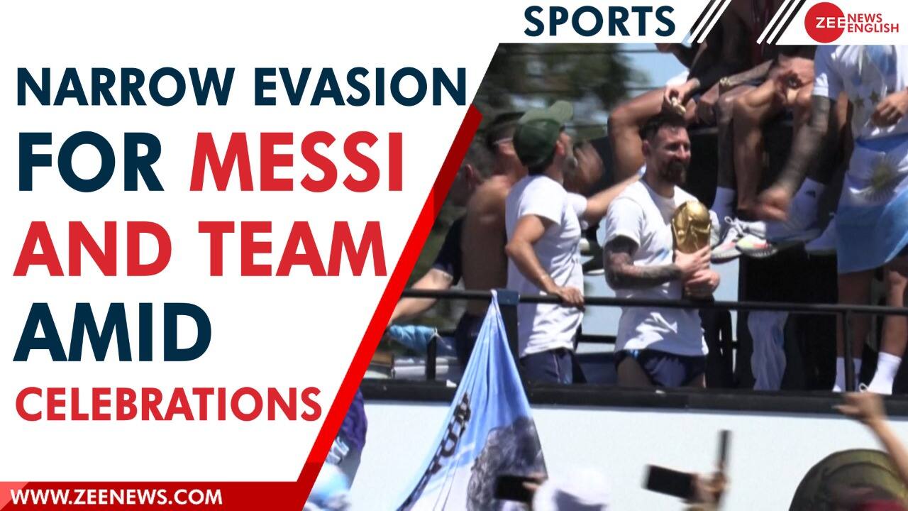 Messi Getting Hit Watch: Messi and team hit by wire after being airlifted during parade ...