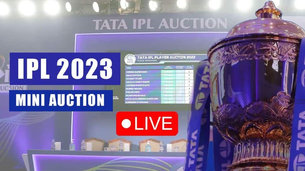 LIVE Updates | IPL 2023 Mini Auction Retained & Released Players List: The  event starts at 2.30 pm IST in Kochi | Cricket News | Zee News