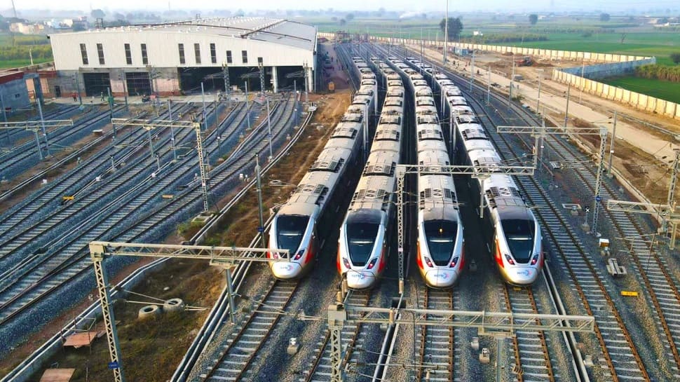 Delhi-Meerut RRTS: Four trainsets of Rapid Rail Transit System reach Ghaziabad&#039;s Duhai depot