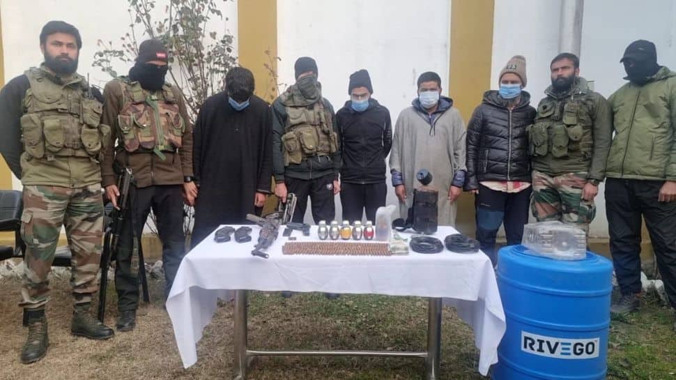 Big breakthrough for security forces: Five terrorist associates of Hizbul Mujahideen arrested in J&K’s Kupwara, arms-ammunitions recovered