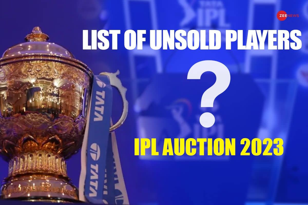 Top 5 UNSOLD players in IPL 2023 Auction In Pics News Zee News