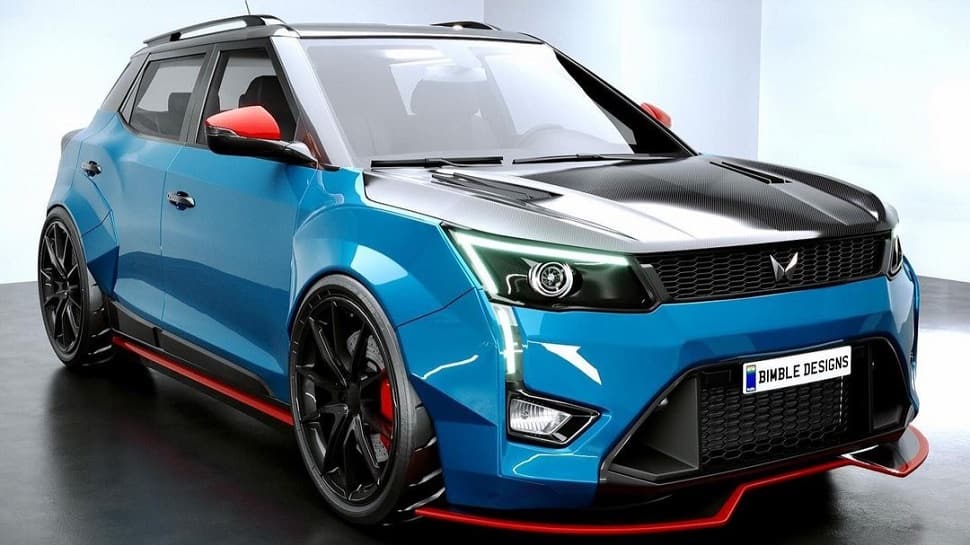 Mahindra XUV300 with WIDEBODY kit is ready to go around corners fast ...