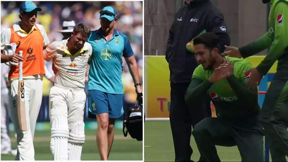 Watch: David Warner Does A Hasan Ali - Gets injured while celebrating double century vs South Africa