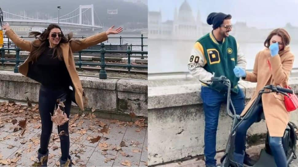 Hansika Motwani&#039;s loved-up PICS with hubby Sohael Kathuria from their Europe honeymoon cannot be missed!