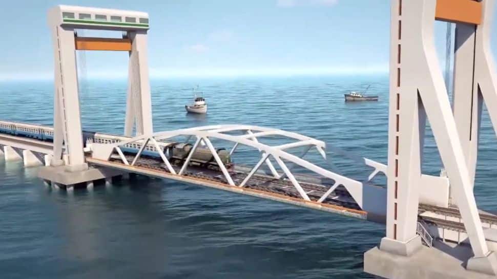 Railway Minister shares INCREDIBLE video of India&#039;s FIRST vertical lift bridge: Watch