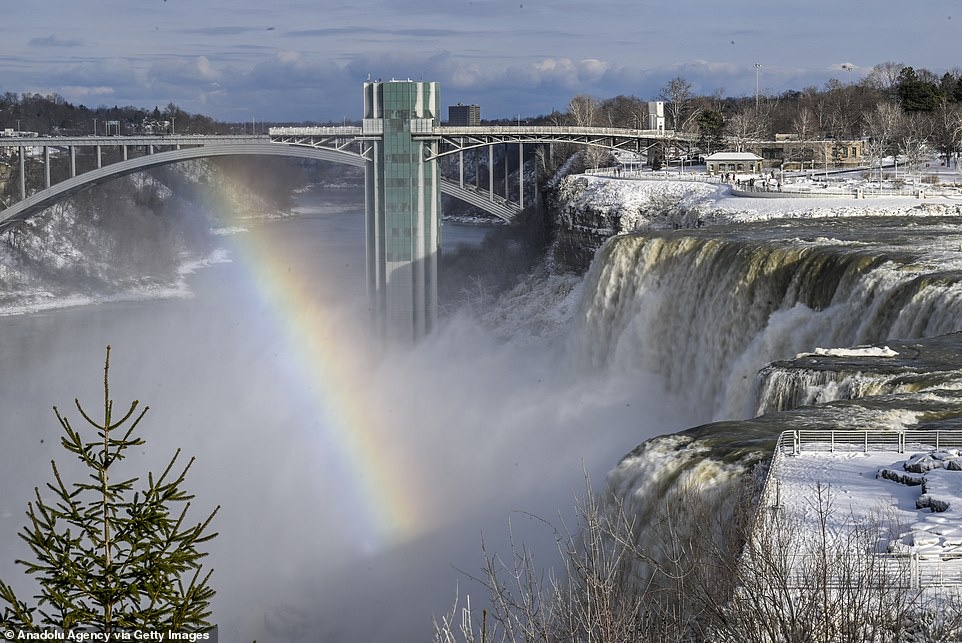 Water flow not affected despite icy conditions