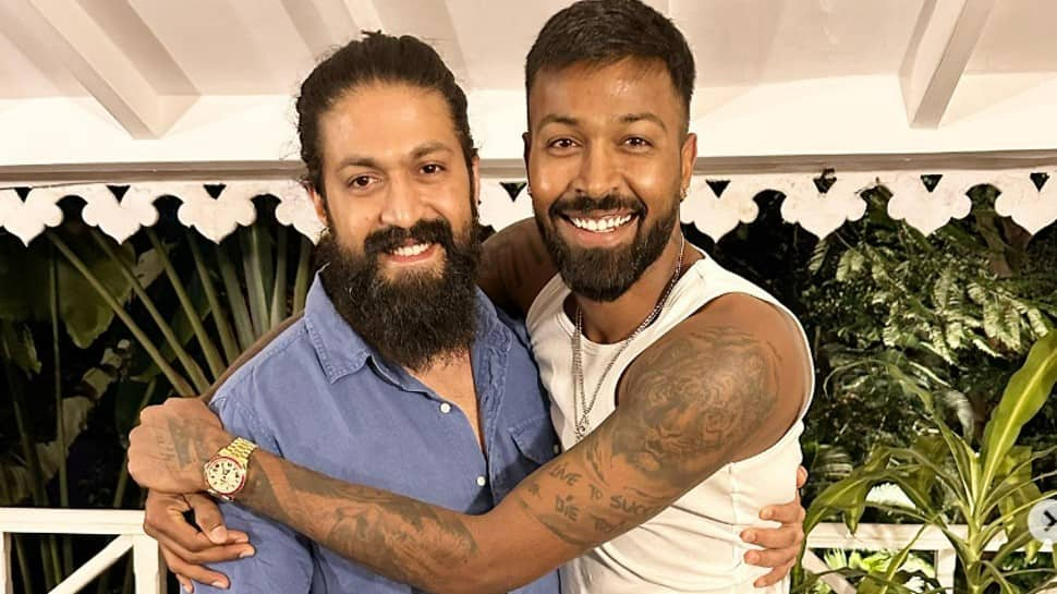 India captain Hardik Pandya and Krunal Pandya meet ‘Rocky Bhai’ Yash, check pics HERE