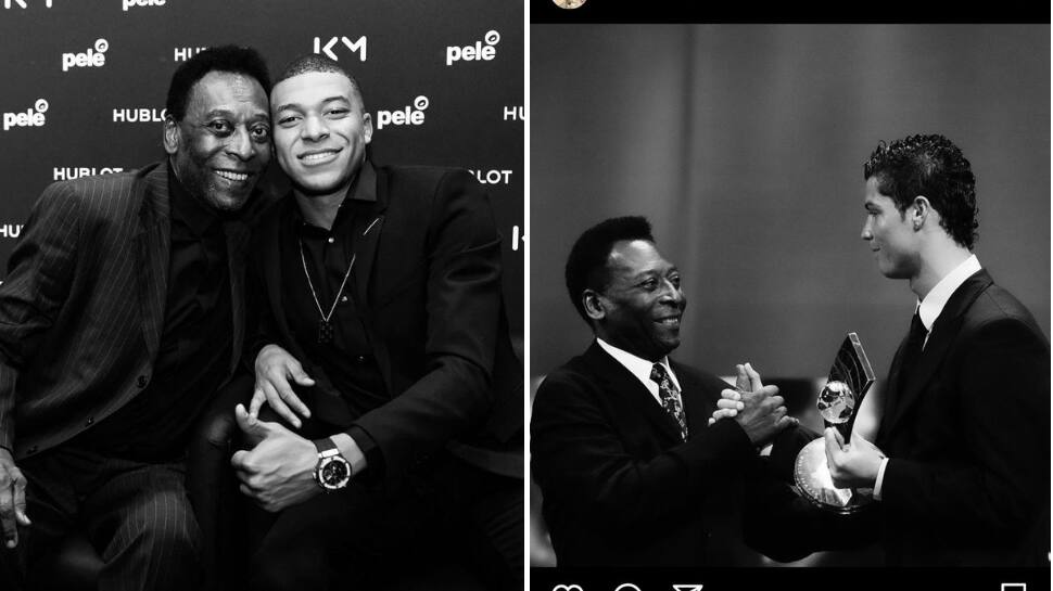 Cristiano Ronaldo and Messi pay tribute to Pele following his