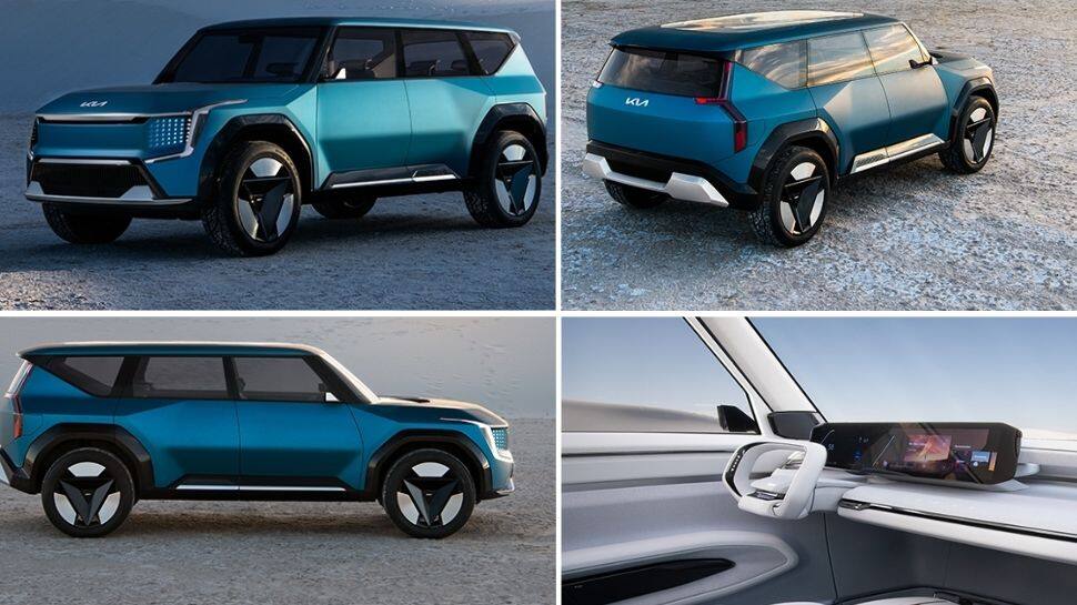 Kia EV9 Concept electric SUV India debut at Auto Expo 2023; Check