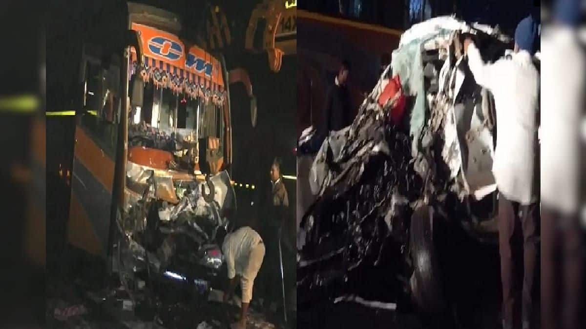 Gujarat Navsari Road Accident Breaking: Driver Get Sudden Heart Attack 