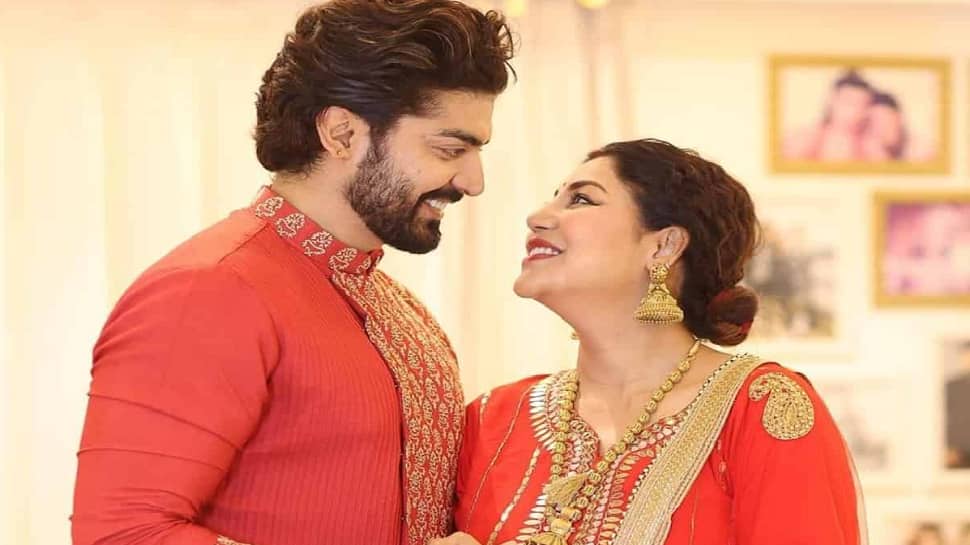 Actor Gurmeet Choudhary injures his leg trying to release his wife Debina Bonnerjee from fans- WATCH