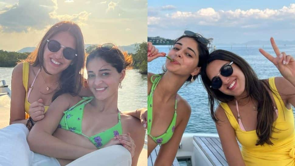 Ananya Panday gives perfect beach vibes in green bikini