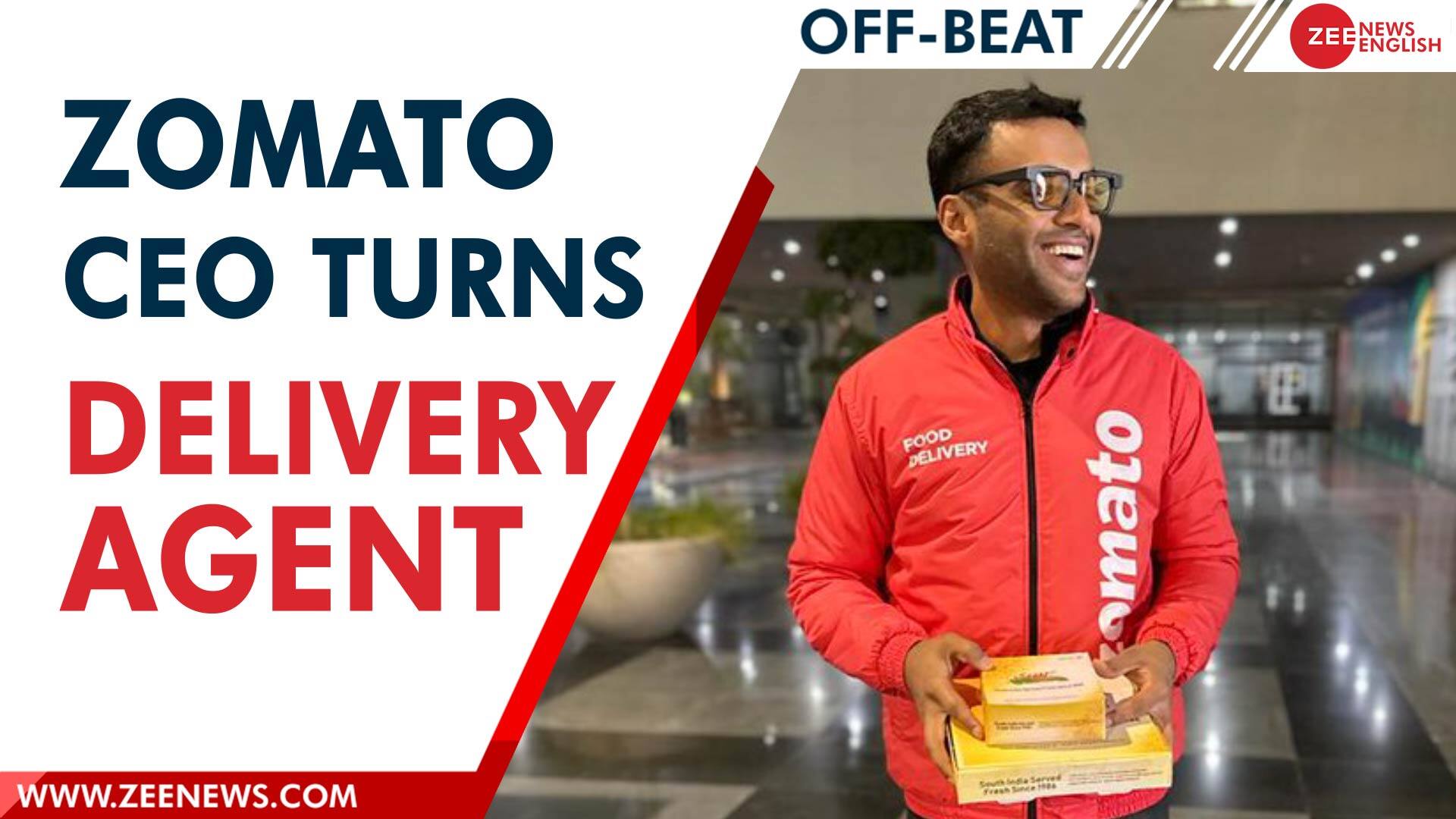 Zomato CEO Turns Delivery Agent, Netizens Go Gaga Over His Gesture ...