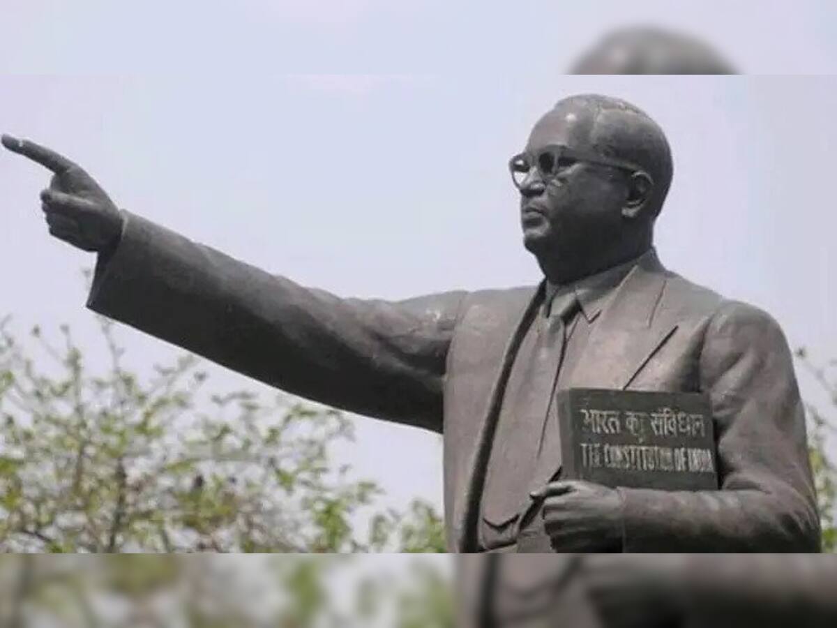 BR Ambedkar statue vandalised in UP's Bhupkhedi village lead to protest ...
