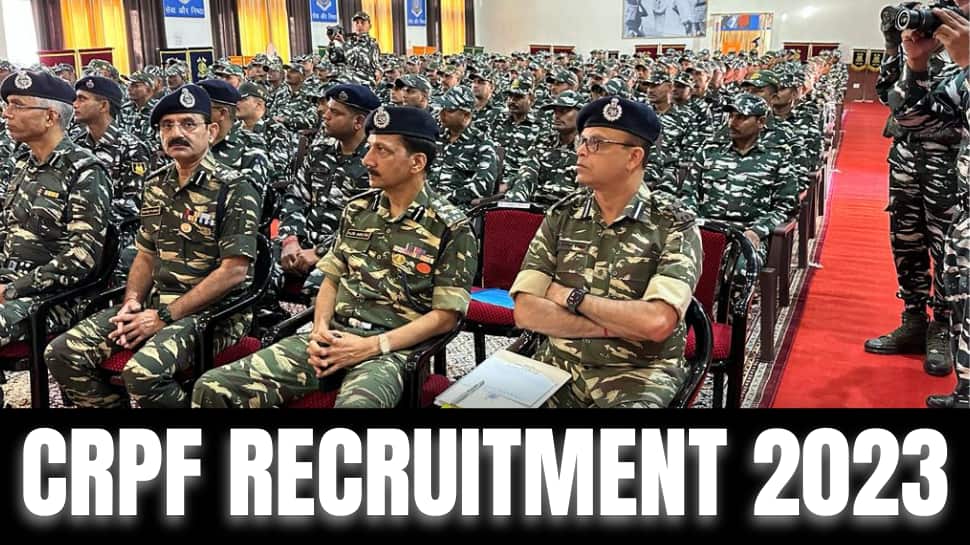 CRPF Recruitment 2023: Application process for over 1,450 vacancies begins at crpf.gov.in - Details here