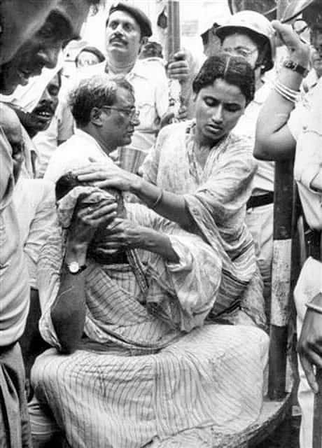 January 1993: Protest against Bengal CM Jyoti Basu