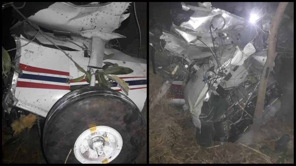 Plane crashes into temple in Madhya Pradesh&#039;s Rewa during training, pilot dies