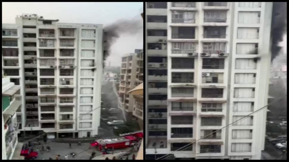 Gujarat Fire breaks out in building near Girdharnagar Circle in