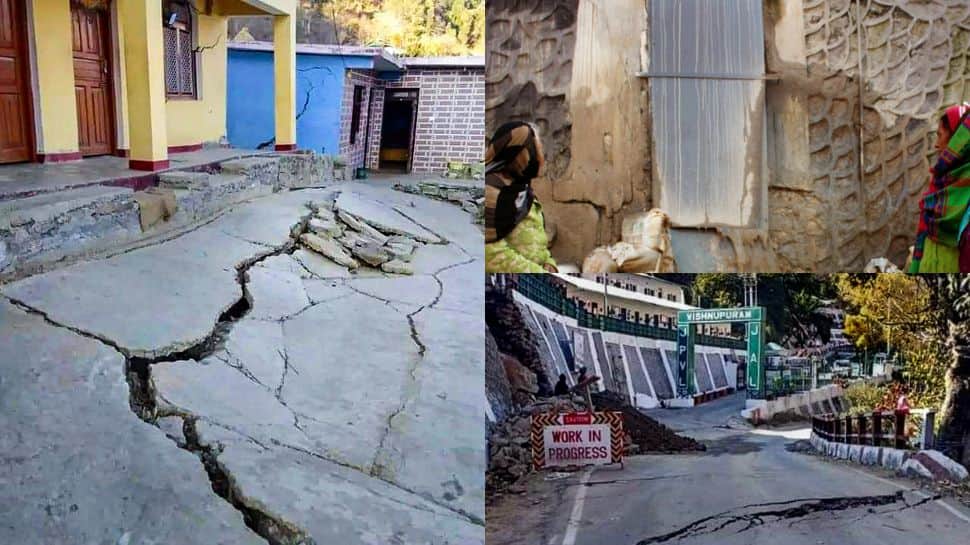 In Pics: Panic Grips Joshimath As Roads, Homes Develop Massive Cracks 