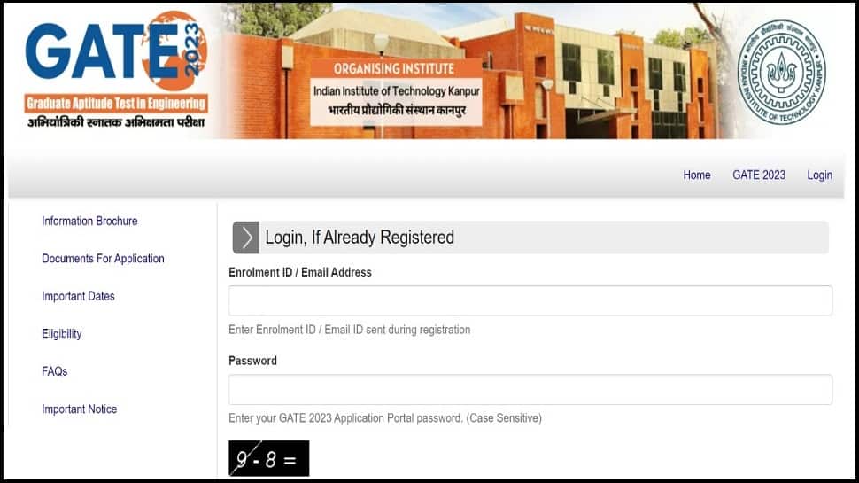 GATE Admit Card 2023 OUT at gate.iitk.ac.in, DIRECT LINK to download here - Vimarsana News