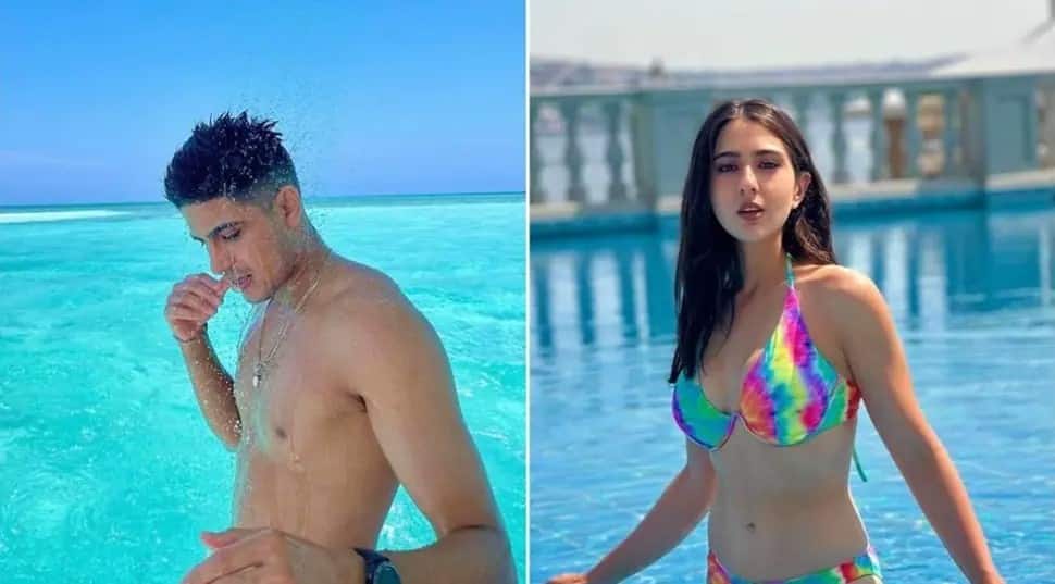 Shubman Gill admitted to dating Sara Ali Khan on a chat show. When asked if he is dating the actress, Shubman replied: 'May be'. (Source: Twitter)